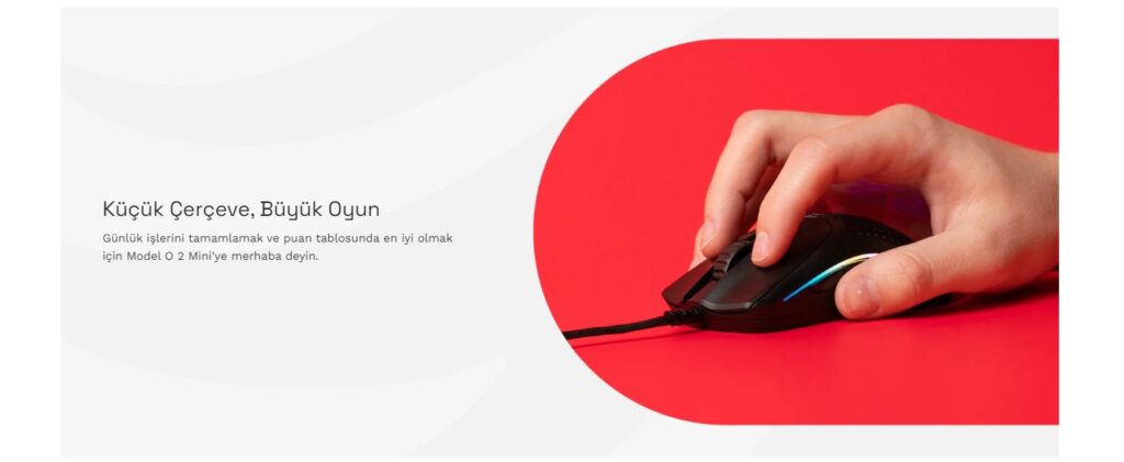 Glorious Model O 2 Mini Siyah Gaming Mouse Glo Ms Omv2 Mb H1