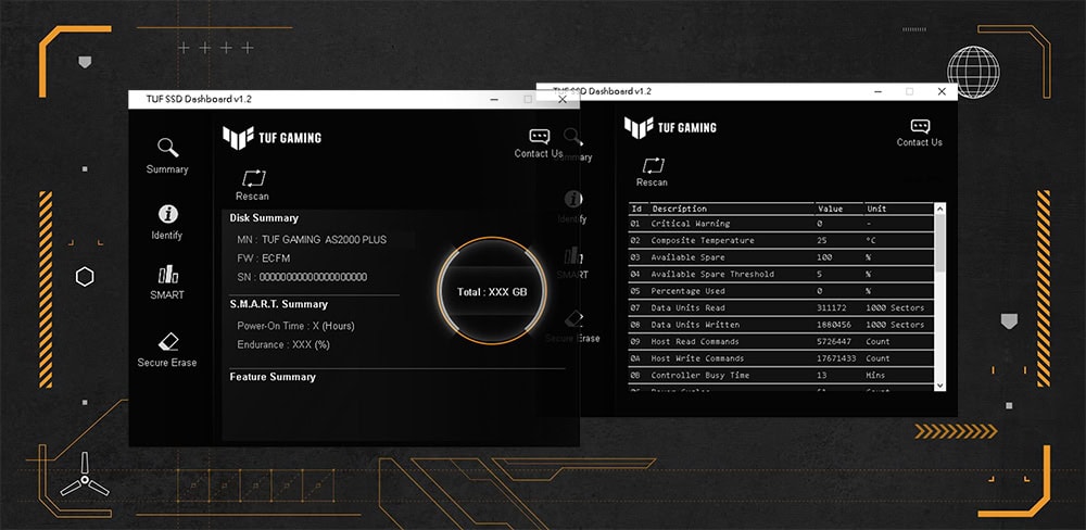TUF Gaming AS1000 PLUS ASUS TUF Gaming AS1000 PLUS 1TB Taşınabilir SSD h11