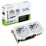 ASUS Dual GeForce RTX 4060 EVO OC 8GB GDDR6 128 Bit Beyaz DLSS 3 Ekran Kartı