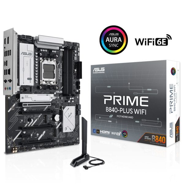 Asus Prime B840 Plus Wifi 7600mhz Oc Ddr5 Soket Am5 M 2 Hdmi Dp Atx Anakart 1