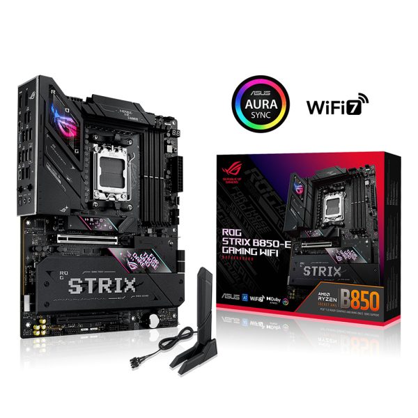 Asus Rog Strix B850 E Gaming Wifi 8000mhz Oc Ddr5 Soket Am5 M 2 Hdmi Dp Atx Anakart 1