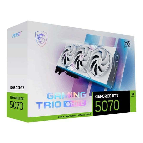 Msi Geforce Rtx 5070 12g Gaming Trio Oc White 12gb Gddr7 192 Bit Dlss 4 Beyaz Ekran Karti Y12