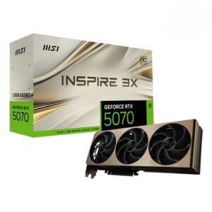 Msi Geforce Rtx 5070 12g Inspire 3x Oc 12gb Gddr7 192 Bit Dlss 4 Ekran Karti Control Resonant Hediyeli 1