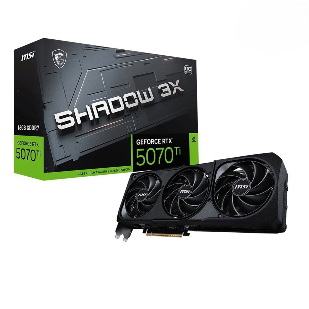 Msi Geforce Rtx 5070 Ti 16g Shadow 3x Oc 16gb Gddr7 256 Bit Dlss 4 Ekran Karti Control Resonant Hediyeli 1