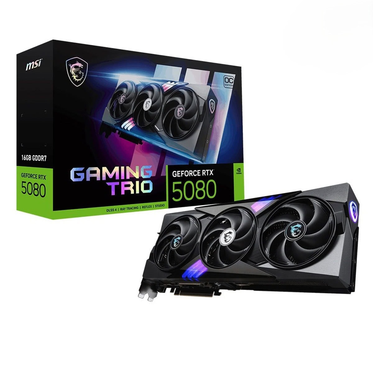 MSI GeForce RTX 5080 16G GAMING TRIO OC 16GB GDDR7 256 Bit DLSS 4 Ekran Kartı
