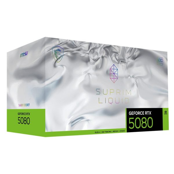 Msi Geforce Rtx 5080 16g Suprim Liquid Soc 16gb Gddr7 256 Bit Dlss 4 Sivi Sogutuculu Ekran Karti Yy12