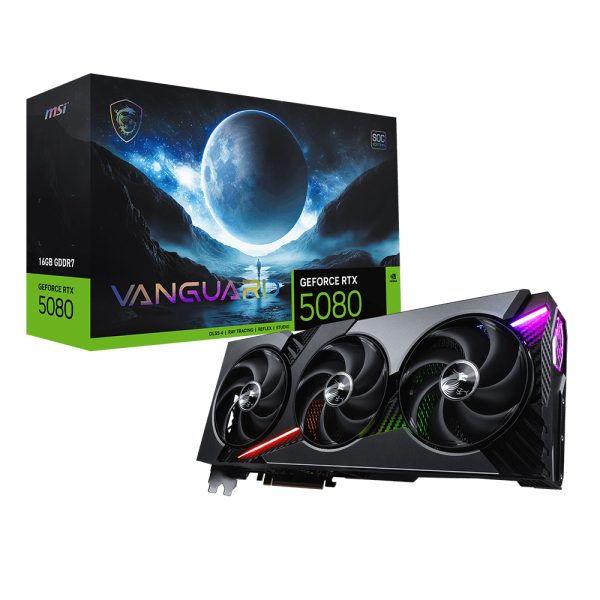 Msi Geforce Rtx 5080 16g Vanguard Soc 16gb Gddr7 256 Bit Dlss 4 Ekran Karti Y1
