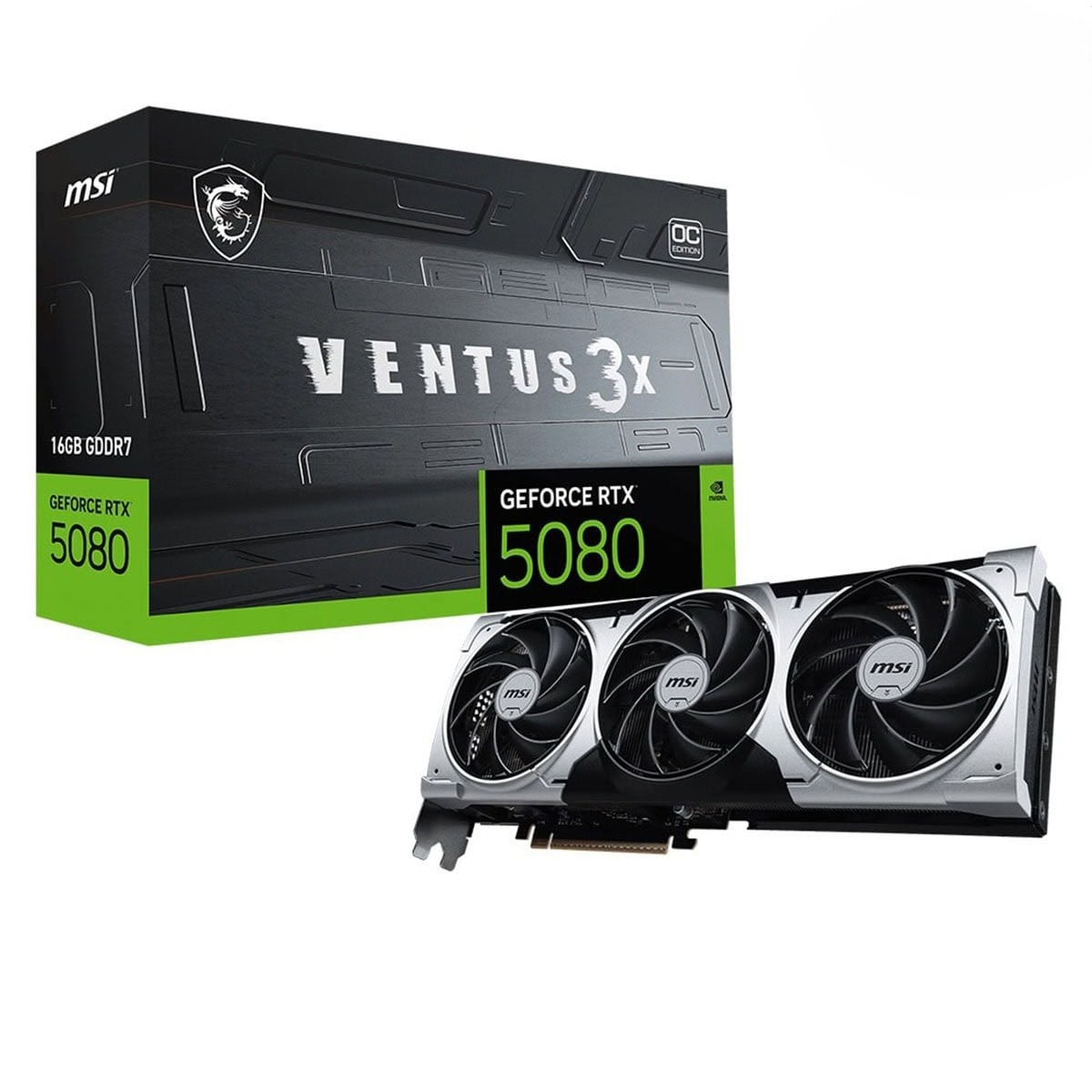 MSI GeForce RTX 5080 16G VENTUS 3X OC PLUS 16GB GDDR7 256 Bit DLSS 4 Ekran Kartı