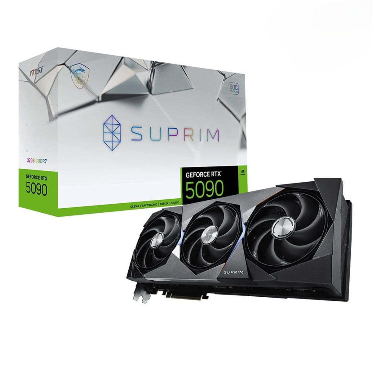 Msi Geforce Rtx 5090 32g Suprim Soc 32gb Gddr7 512 Bit Dlss 4 Ekran Karti Control Resonant Hediyeli 1