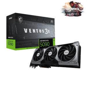 Msi Geforce Rtx 5090 32g Ventus 3x Oc 32gb Gddr7 512 Bit Dlss 4 Ekran Kartı Control Resonant Hediyeli 1