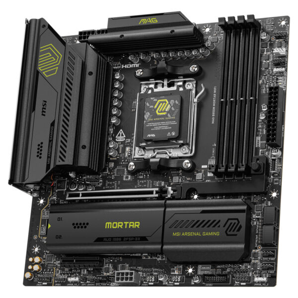 Msi Mag B850m Mortar Wifi 8200mhz (oc) Ddr5 Soket Am5 M.2 Hdmi Matx Anakart 4