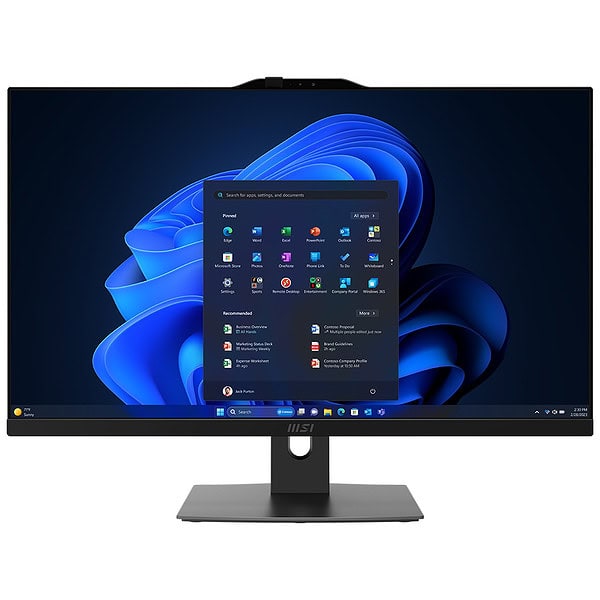 Msi Modern Am272p 1m 845eu Intel Core 7 150u 16gb Ddr5 1tb Ssd 27 Inc Full Hd Windows 11 Pro Siyah All In One Bilgisayar 4