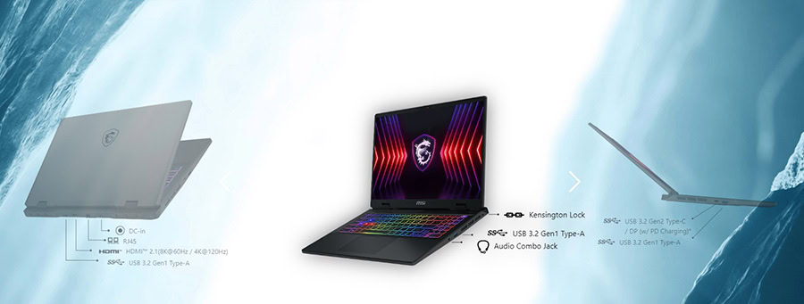 Msi Sword 16 Hx B14vgkg 876xtr Laptop H20