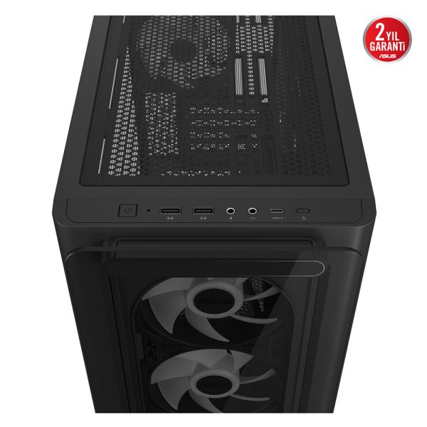 Asus A23 Plus Tg Argb Temperli Cam Usb 3 2 Mid Tower Matx Siyah Gaming Kasa Y8