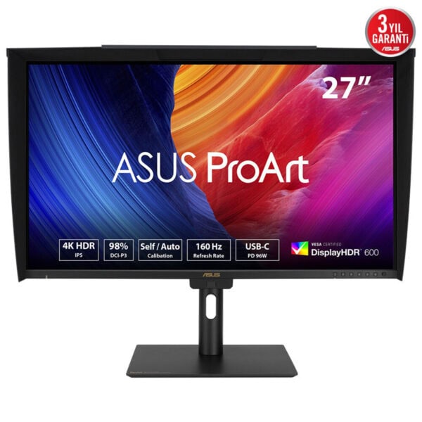 Asus Proart Display Pa27ucge 27 Inç 160hz 1ms 4k Uhd Ips Pivot Monitör 2