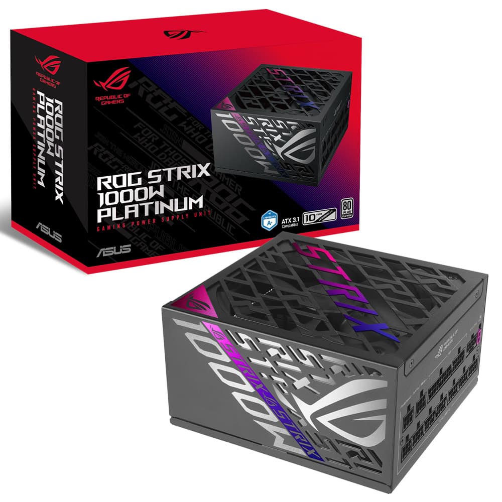 Asus Rog Strix 1000p 1000w 80 Platinum Full Moduler Fanli Guc Kaynagi 1