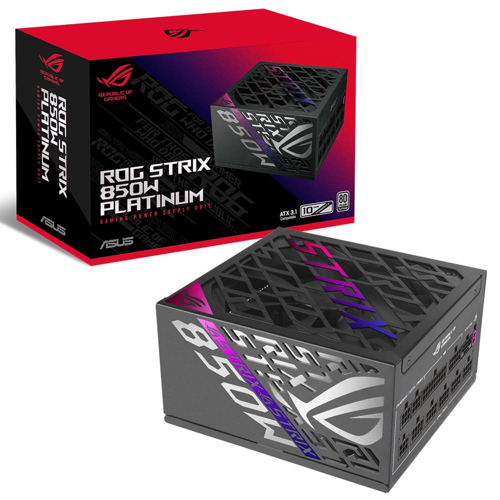 Asus Rog Strix 850p 850w 80 Platinum Full Moduler Fanli Guc Kaynagi 1