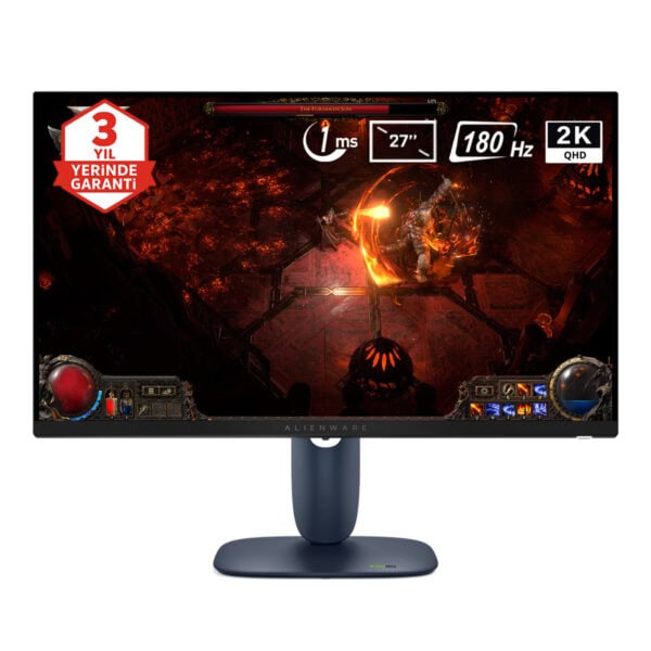 Dell Alienware AW2725DM 27 inç 180Hz 1ms 2K QHD Adaptive Sync Fast IPS ...