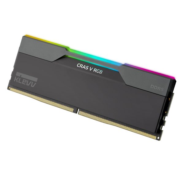 Klevv Cras V Rgb 32gb 2x16gb 6000mhz Cl30 Intel Xmp 3 0 Amd Expo Ddr5 Obsidian Black Ram Kd5agua80 60a300g 1