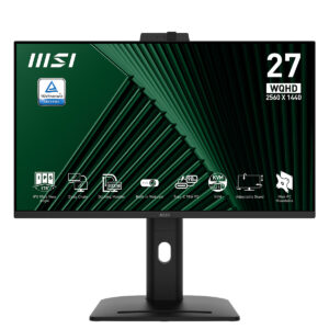 Msi Pro Mp275qpdg 27 Inc 100hz 1ms 2k Wqhd Adaptive Sync Ips Pivot Monitor 1