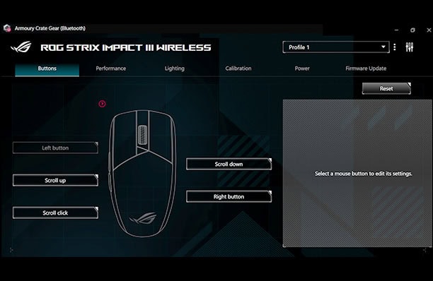 ASUS ROG Strix Impact III Wireless Beyaz Mouse h18