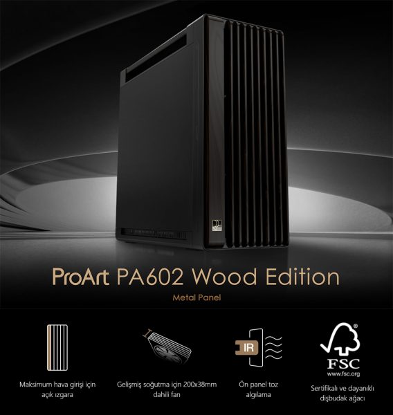 ASUS PROART PA602 Wood Metal Kasa h2