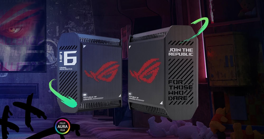 ASUS ROG Rapture GT6 Gaming Mesh Sistemi h2