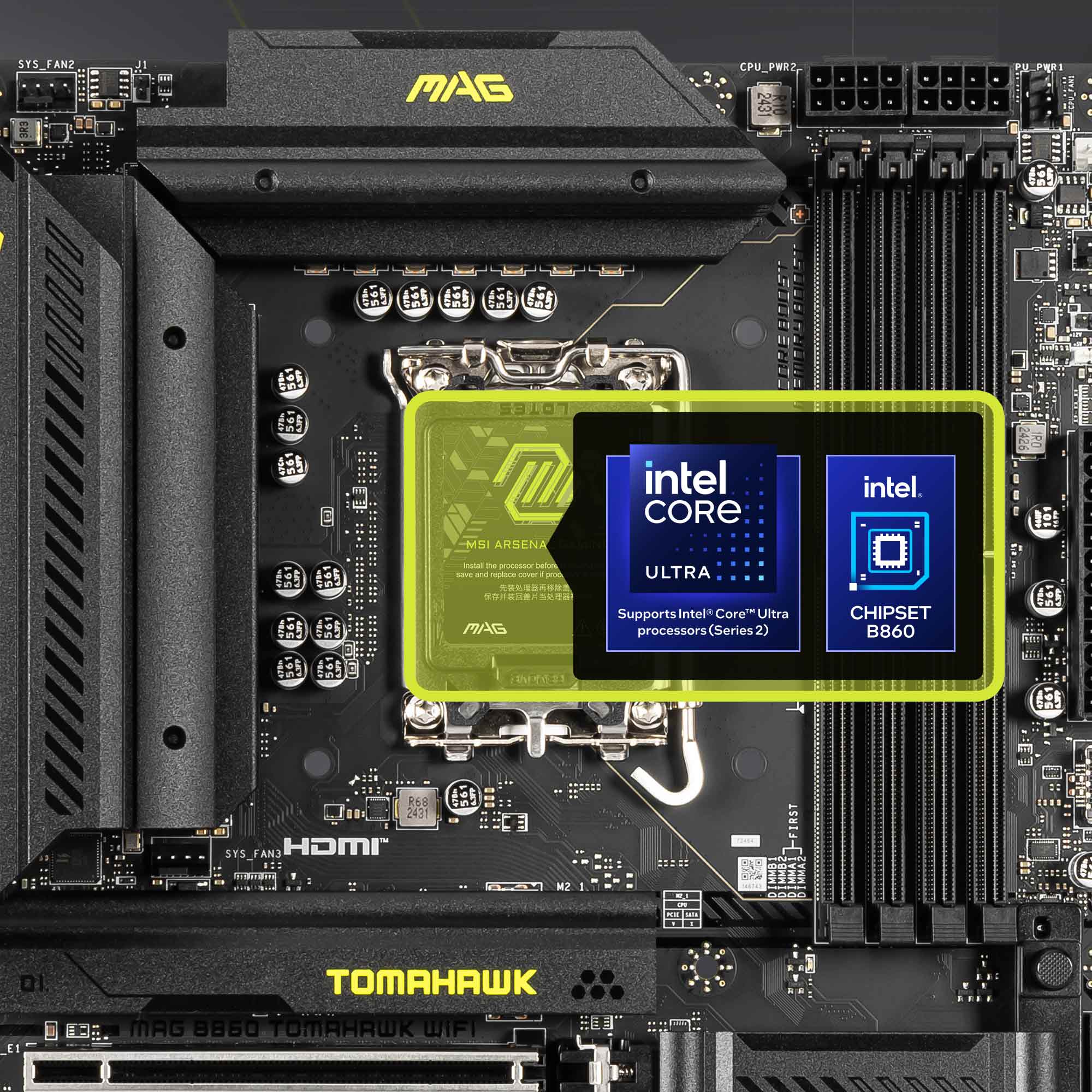 MSI MAG B860 TOMAHAWK WIFI Anakart h2