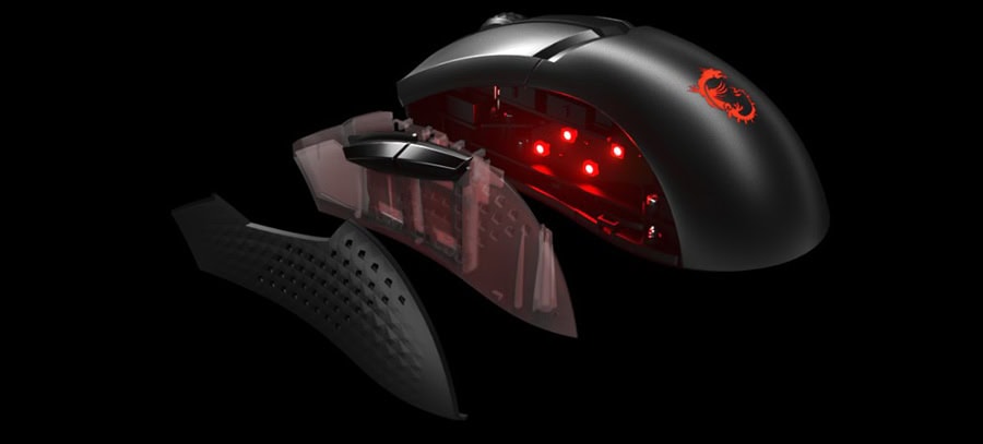 MSI Clutch GM51 Lightweight Wireless Mouse h4