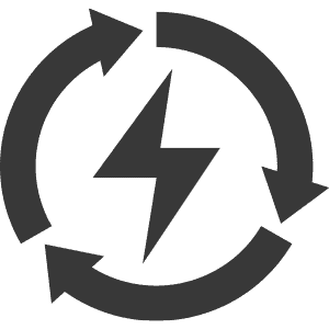 flashing icon