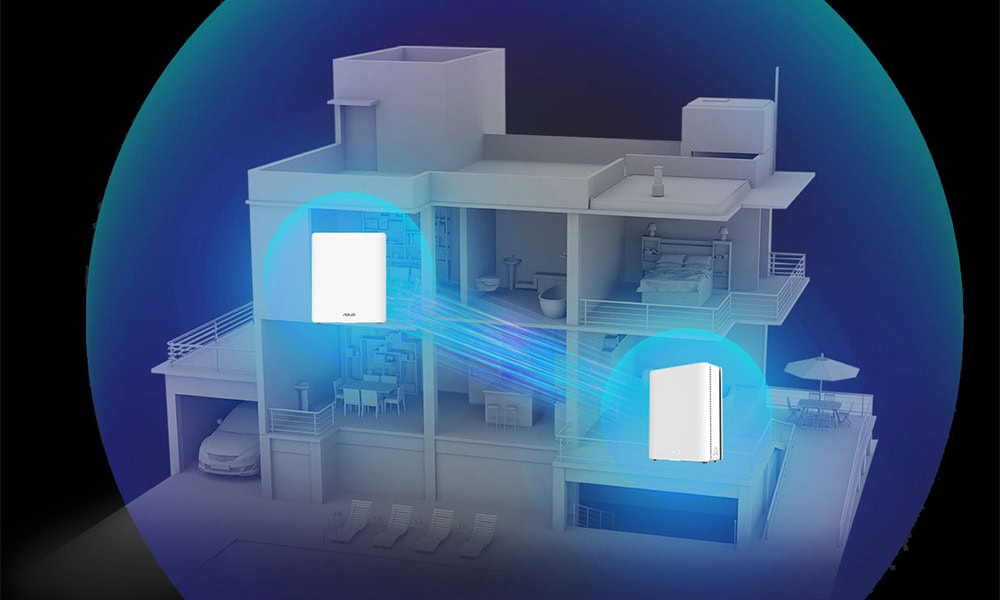 ASUS ZenWiFi BQ16 BE25000 Wi-Fi 7 Quad Band Kablosuz Mesh Sistemi (Beyaz İkili Paket) h7