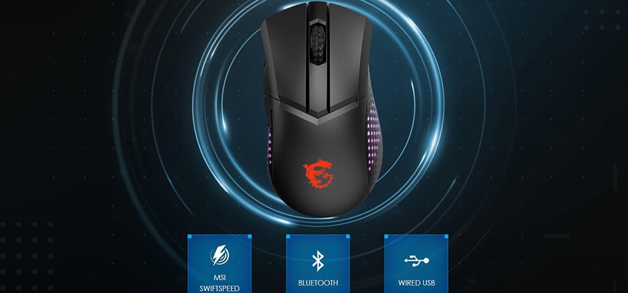 MSI Clutch GM51 Lightweight Wireless Mouse h10