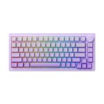 AKKO MONSGEEK M1W V3 HE-SP Purple Gradiant Hall Effect Manyetik Switch 8K Hz RGB Kablosuz Hotswap Gaming Klavye