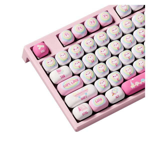 Akko Monsgeek Mg108b Rainbow Marshmallows Rgb Kablosuz Hotswap Mekanik Gaming Klavye 5