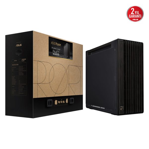 Asus Proart Pa602 Wood Edition Metal Panel Temperli Cam Usb 3 2 Mid Tower E Atx Kasa 2