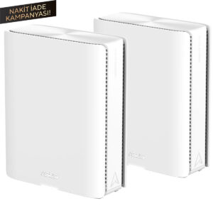 Asus Zenwifi Bq16 Be25000 Wi Fi 7 Quad Band Kablosuz Mesh Sistemi (beyaz İkili Paket) 1