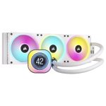 Corsair iCUE Link H150i LCD White RGB 360mm Intel-AMD Uyumlu Beyaz İşlemci Sıvı Soğutucu (CW-9061010-WW)