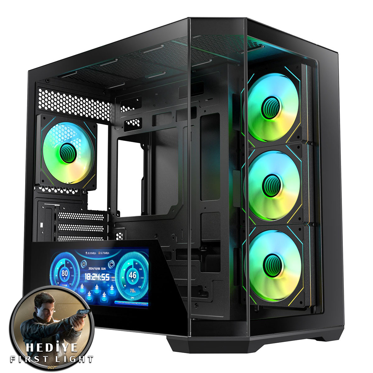 Epic 5080 Intel Ultra 7 265k Tray Msi Geforce Rtx 5080 16g Inspire 3x Oc 16gb 32gb Ram 1tb M.2 Ssd Sistem Tavsiyesi 007 First Light Hediyeli 1