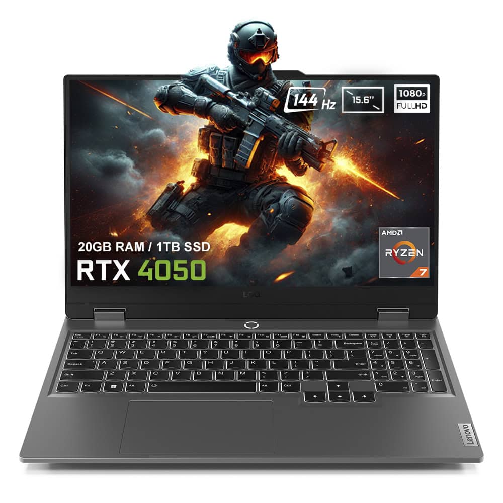 Laptop Gaming Lenovo LOQ dengan AMD Ryzen 7 dan RTX 4050