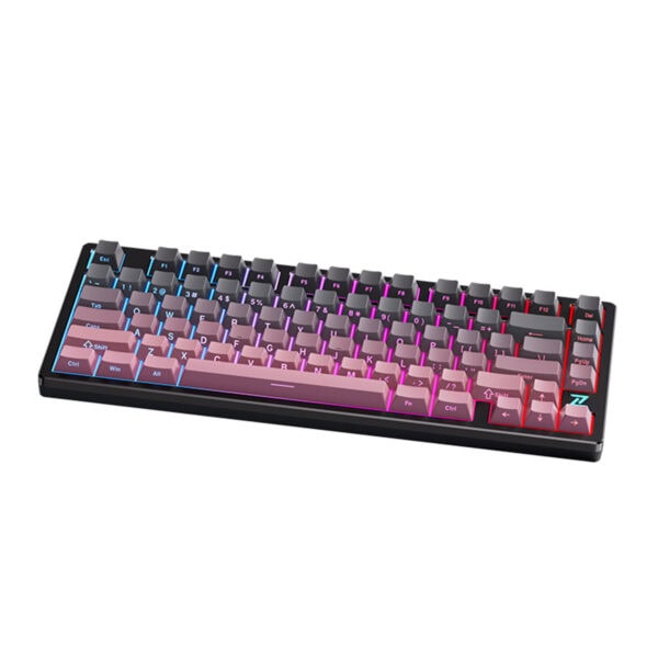 Mchose Z75s Hyacinth Switch V3rgb Kablosuz Hotswap Siyah Pembe Mekanik Gaming Klavye (mc Z75s 9) 2