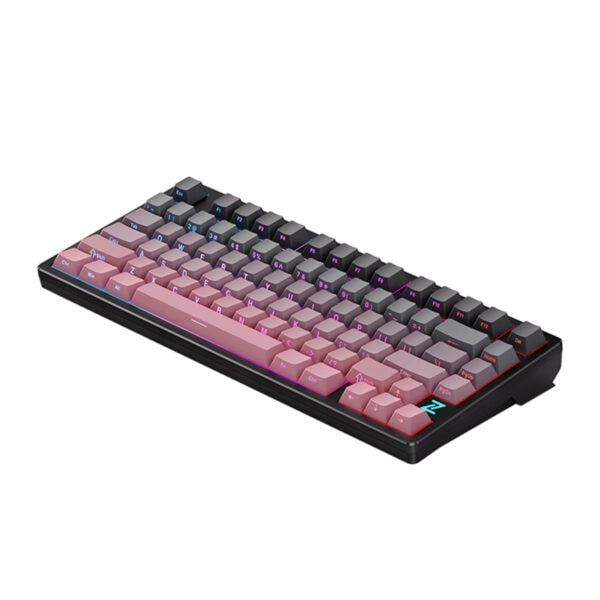 Mchose Z75s Hyacinth Switch V3rgb Kablosuz Hotswap Siyah Pembe Mekanik Gaming Klavye (mc Z75s 9) 3
