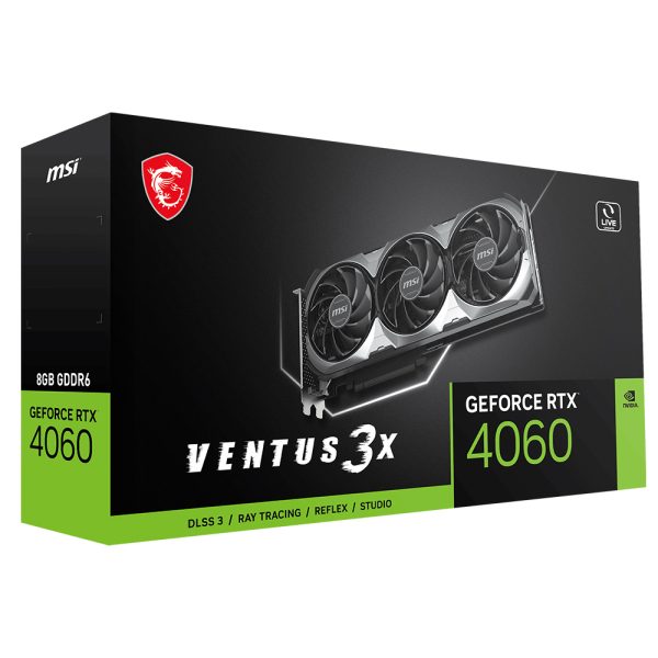 Msi Geforce Rtx 4060 Ventus 3x 8g 8gb Gddr6 128 Bit Dlss 3 Ekran Karti 8