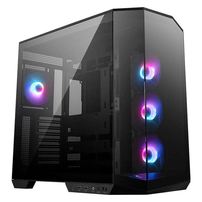 MSI MAG PANO 100R PZ ARGB Panaromik Temperli Cam USB 5.0 ATX Mid Tower ...