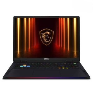 Msi Raider 18 Hx Ai A2xwig 218tr Intel Core Ultra 9 285hx Geforce Rtx 5080 16gb 175w 64gb Ddr5 4tb Ssd 18 Inc 4k Uhd 120hz Miniled W11 Home Gaming Laptop Control Resonant He