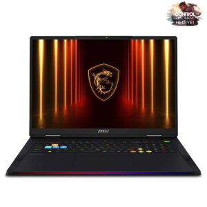 Msi Raider 18 Hx Ai A2xwig 218tr Intel Core Ultra 9 285hx Geforce Rtx 5080 16gb 175w 64gb Ddr5 4tb Ssd 18 Inç 4k Uhd+ 120hz Miniled W11 Home Gaming Laptop Control Resonant Hediyeli 1