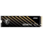 MSI SPATIUM M461 2TB NVMe PCIe Gen4 x4 Okuma 5000MB – Yazma 4200MB M.2 SSD