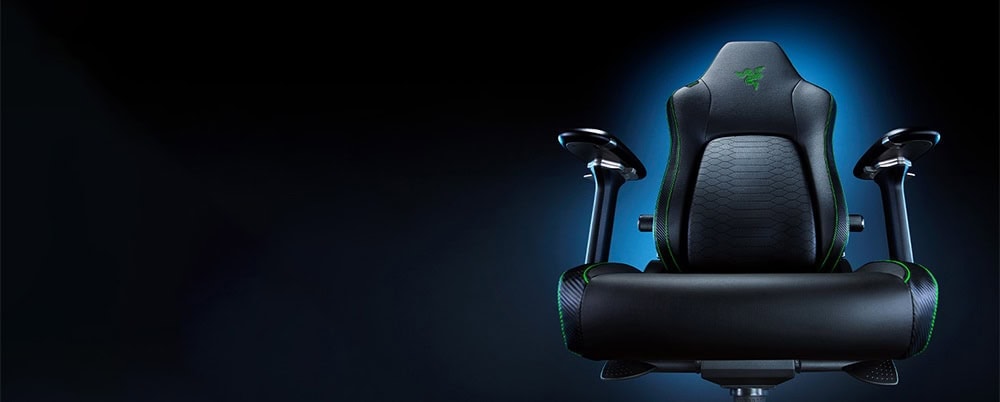 Razer Iskur V2 Siyah Deri Oyuncu Koltuğu H3