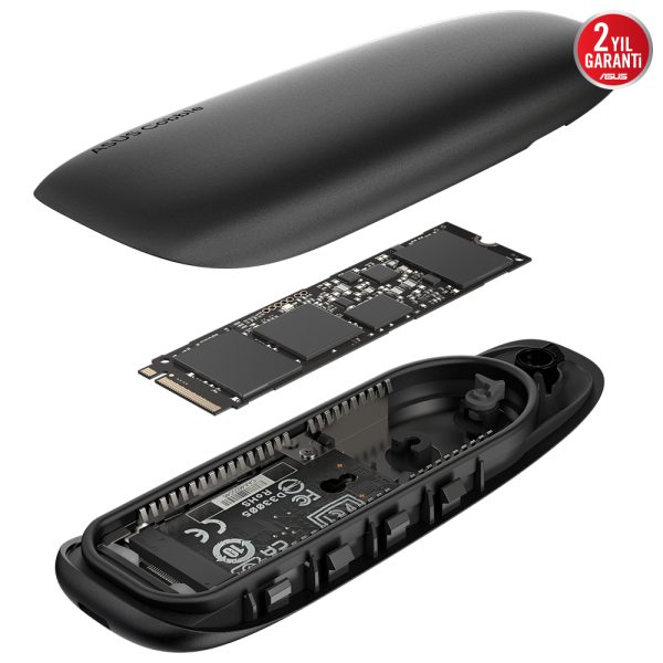 Asus Cobble Siyah M 2 Nvme Harici Ssd Kutusu 8