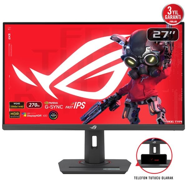 Asus Rog Strix Xg27acmg 27 Inc 270hz 1ms 2k Qhd Adaptive Sync Fast Ips Pivot Gaming Monitor 2