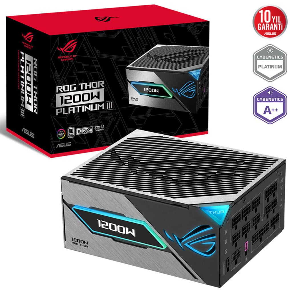 Thor Module ASUS ROG Thor 1200W Platinum III Güç Kaynağı - Gaming.Gen.TR